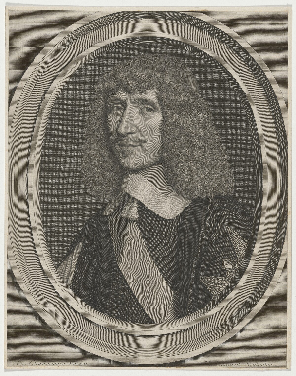 Henri Du Plessis by Robert Nanteuil after Philippe de Champaigne