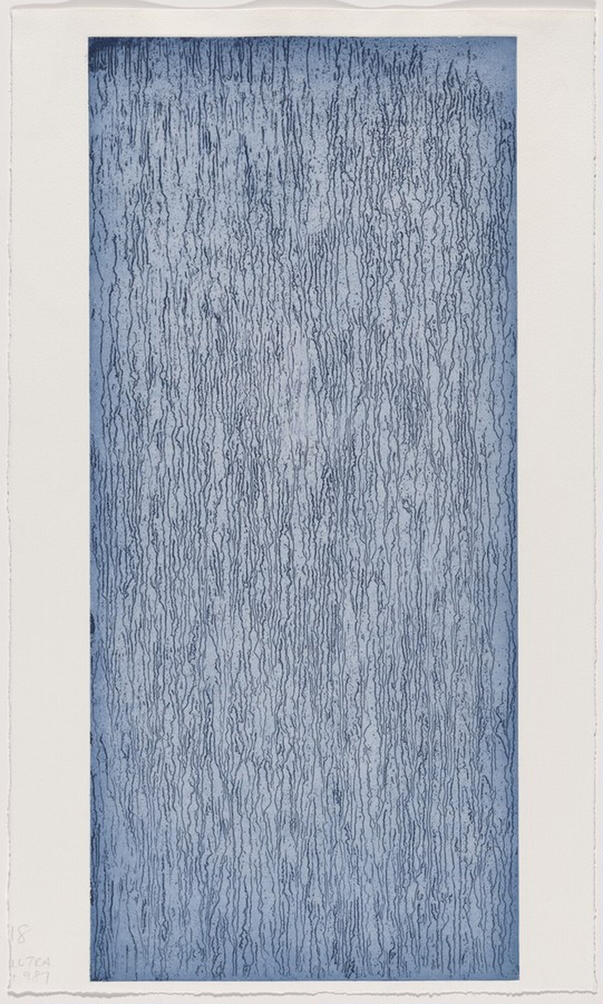 A Walk in the Woods [working proof 5 for Right Panel] by Pat Steir