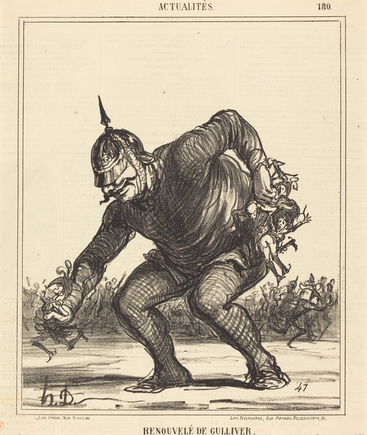 Renouvele de Gulliver by Honoré Daumier