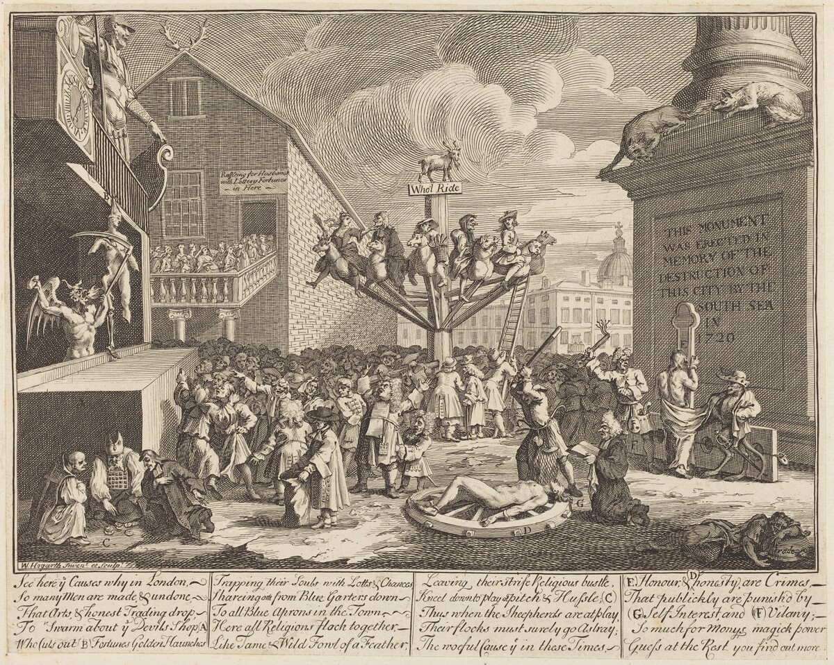 The South Sea Scheme by William Hogarth