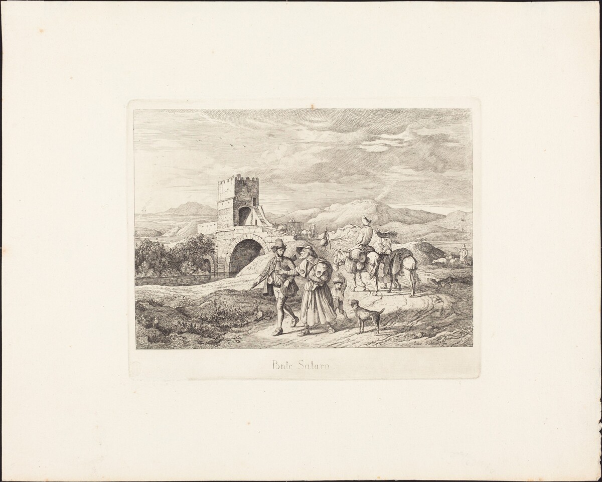 Ponte Salaro by Ludwig Richter