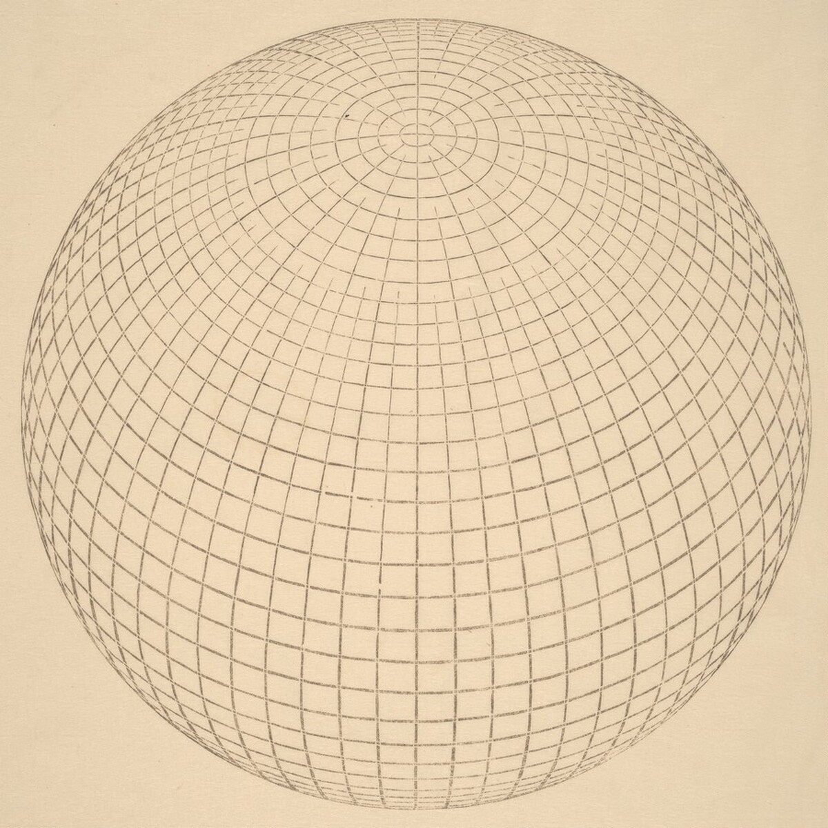 Sphere Surface with Fish by M.C. Escher