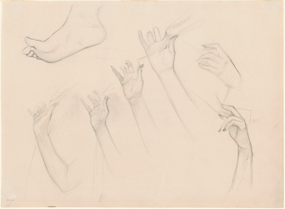 Studies for "Fumee d'Ambre Gris" by John Singer Sargent