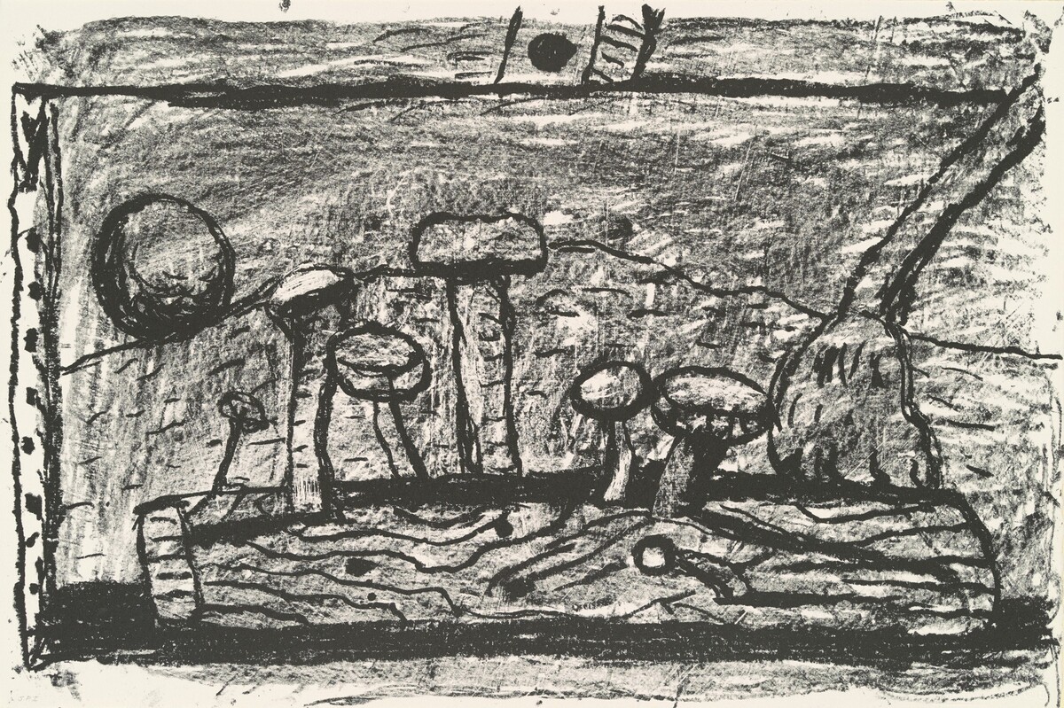 Easel [special proof] by Philip Guston