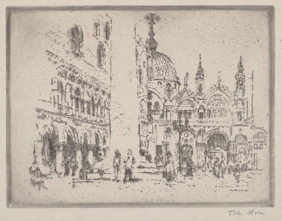 Piazzetta San Marco, Venice by John Marin