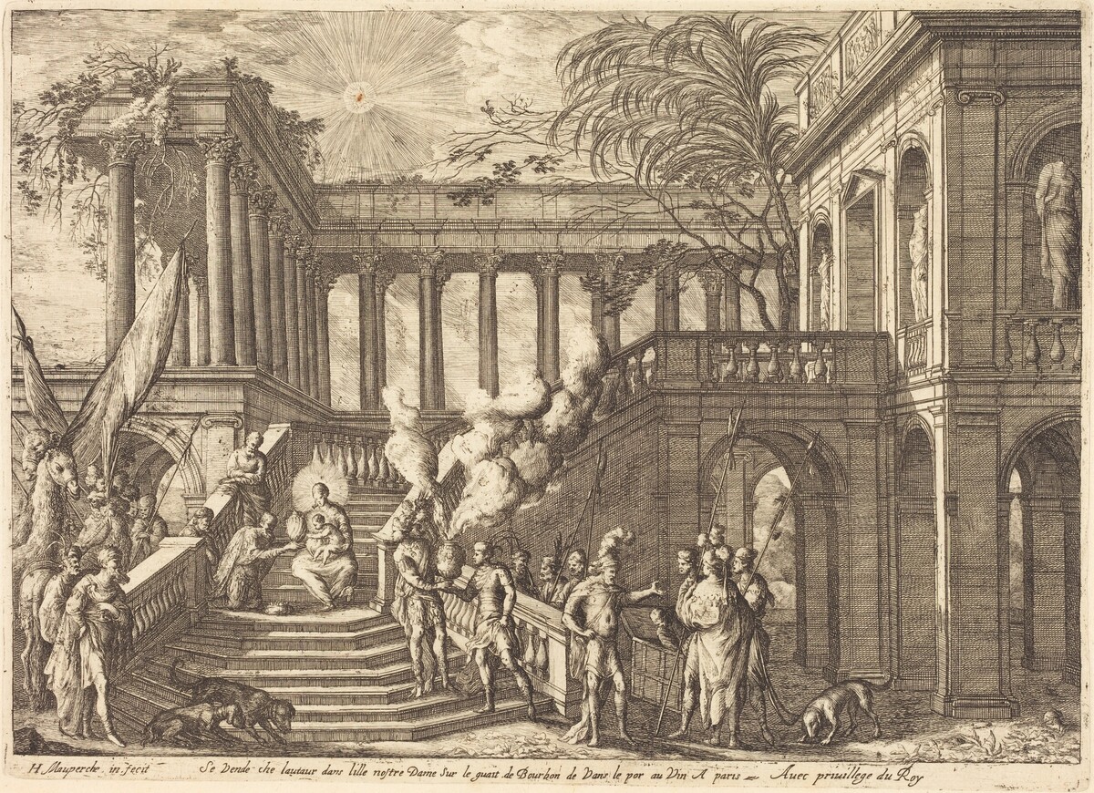 The Adoration of the Kings by Henri Mauperche
