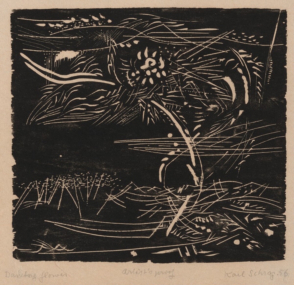 Dancing Flower by Karl Schrag