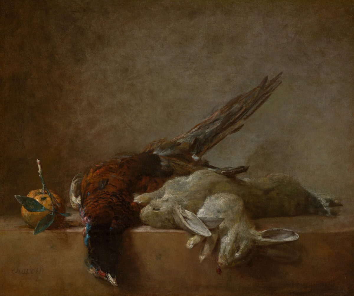 Still Life with Game by Jean Siméon Chardin