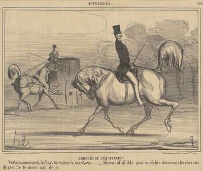Progrès de l'équitation