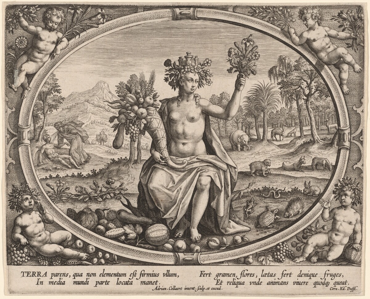 Terra (Earth) by Adriaen Collaert