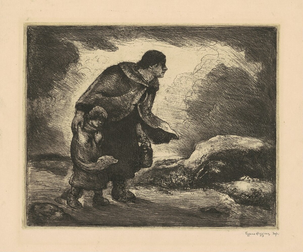 Out in the Wind by Eugene Higgins