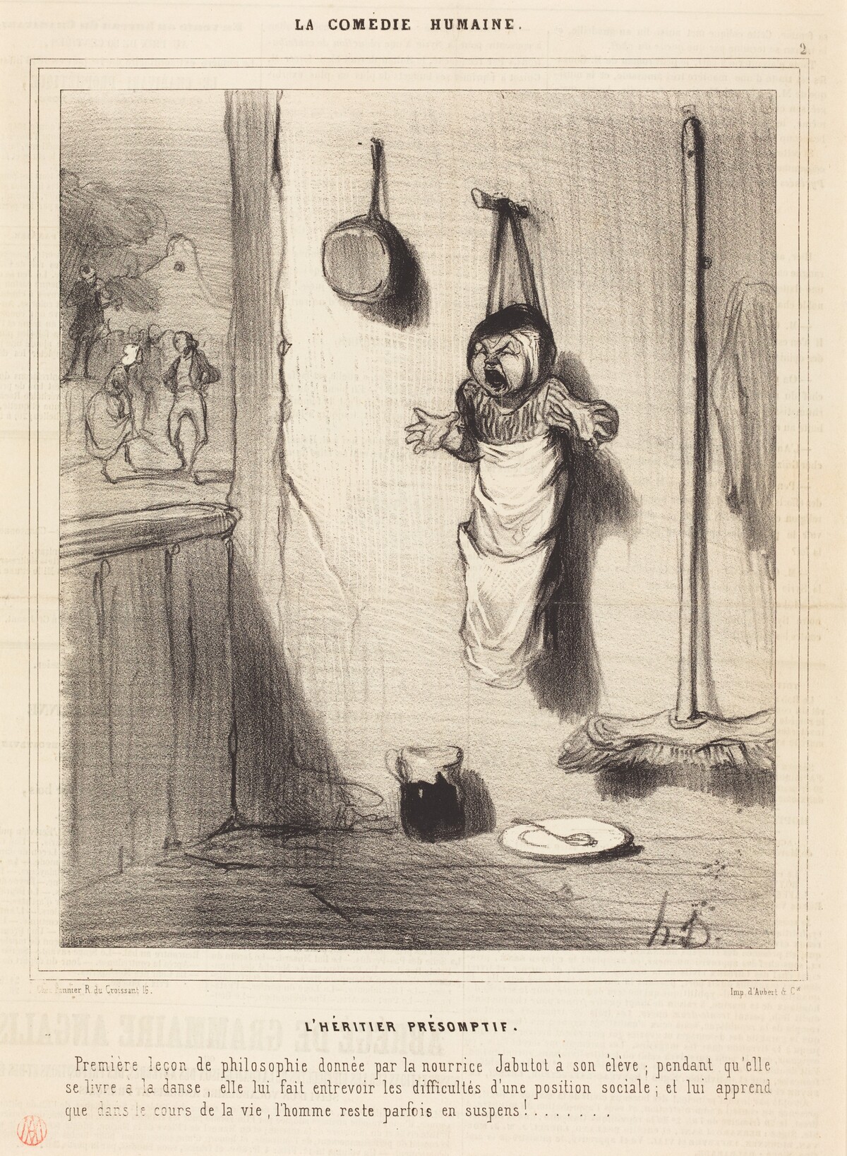 L'Héritier présomptif by Honoré Daumier