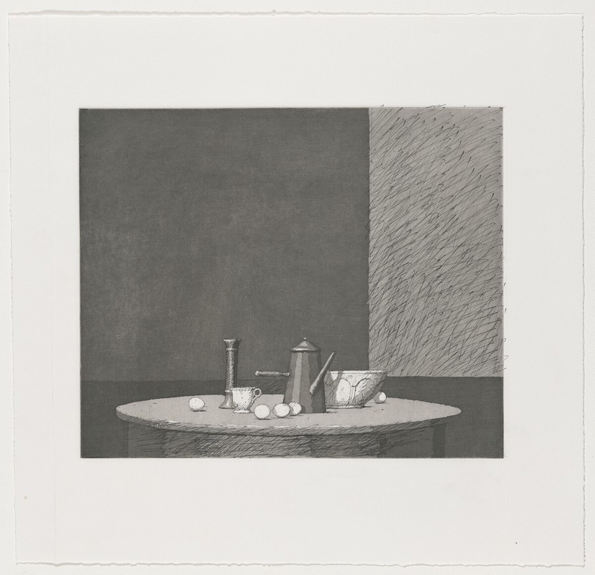 Study for Piazza Rotonda [working proof 3] by William Bailey