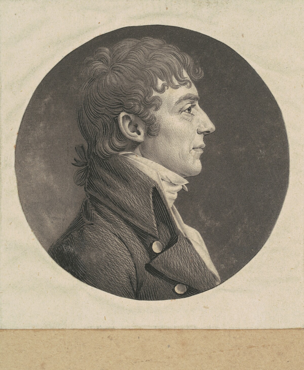 Unidentified Man by Charles B. J. Févret de Saint-Mémin
