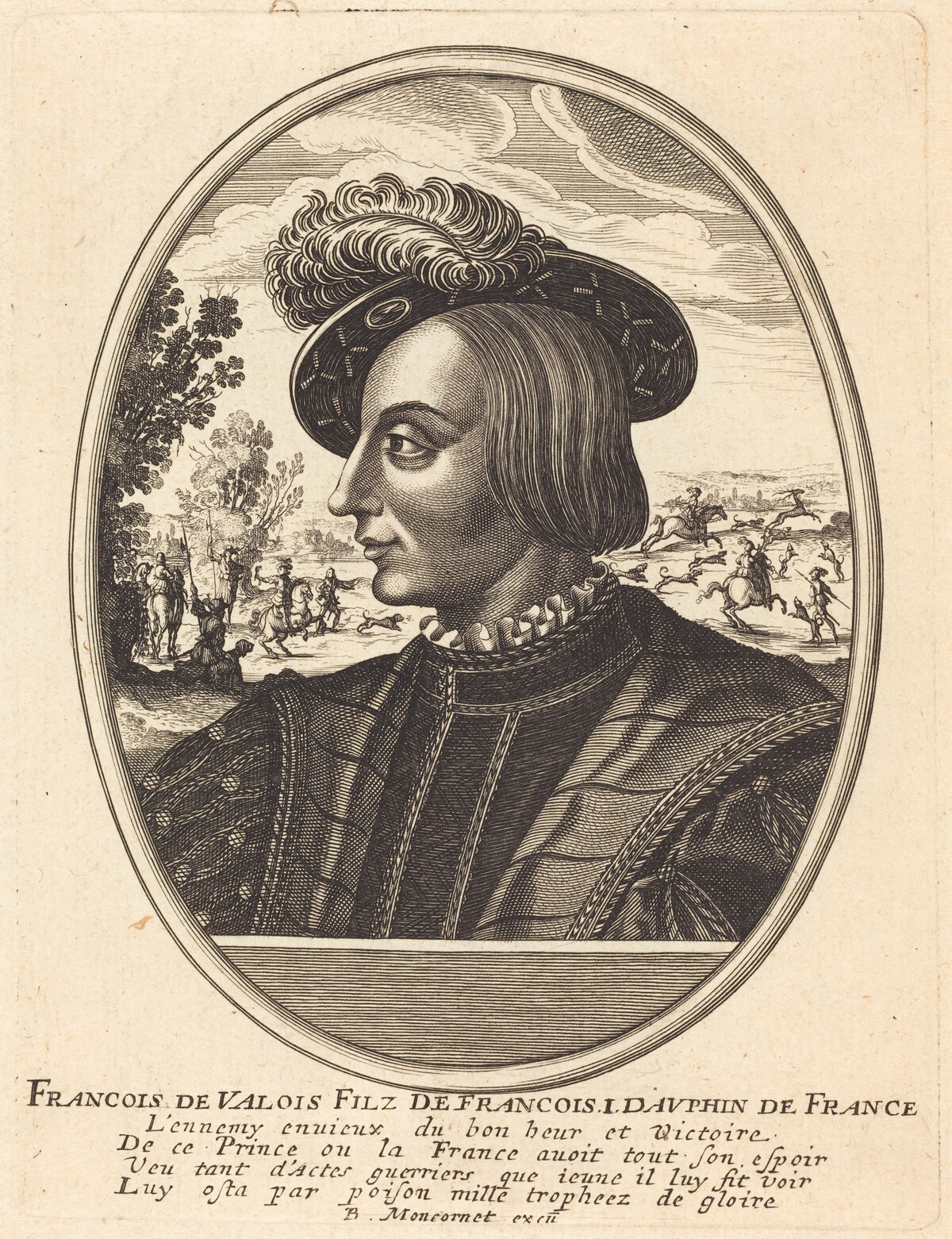 François de Valois by Balthasar Moncornet