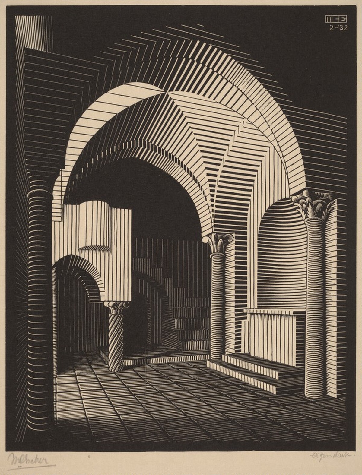 Porta Maria dell'Ospidale, Ravello by M.C. Escher
