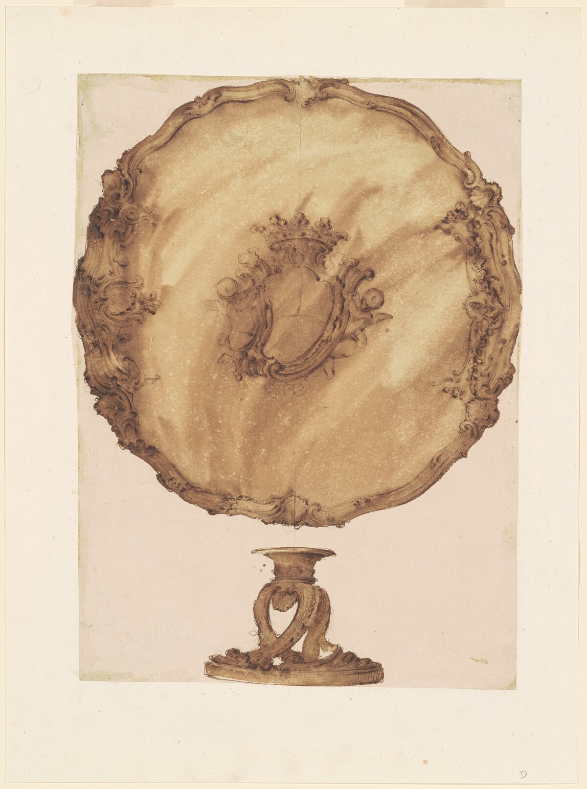A Salver with Two Bases by Luigi Valadier