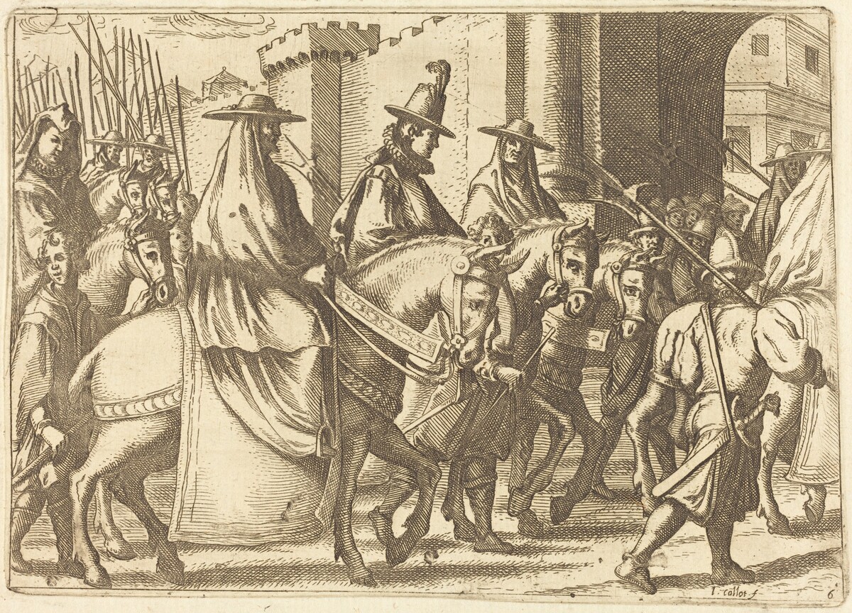 Entry into Ferrara by Jacques Callot
