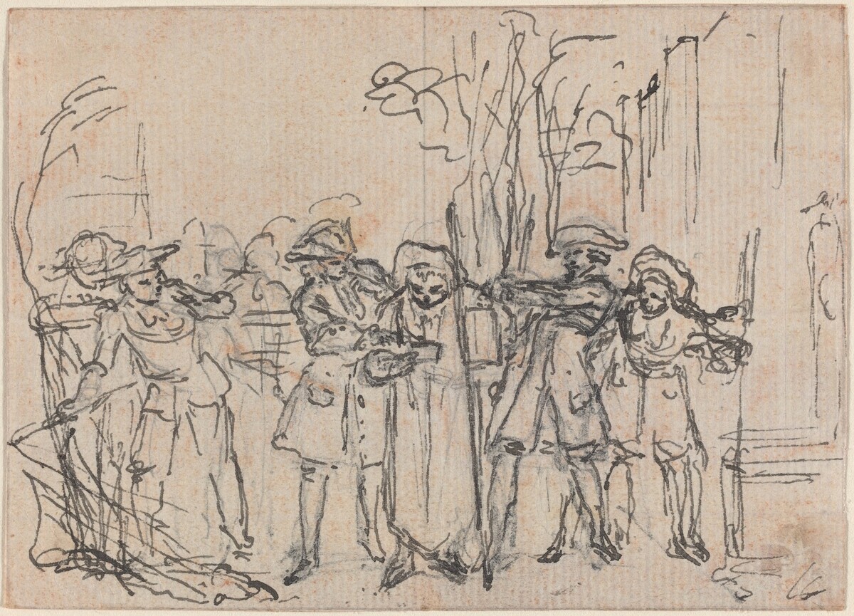 Hob Surprised by Sir Thomas with Mr. Friendly's Letter by Hubert François Gravelot