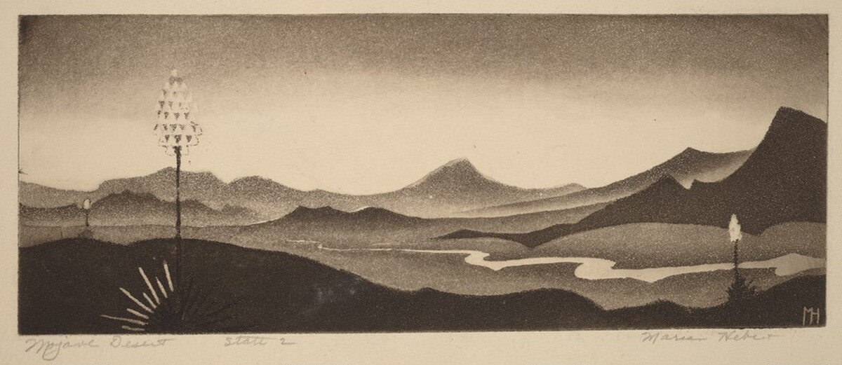 Mojave Desert by Marian Frances Hebert
