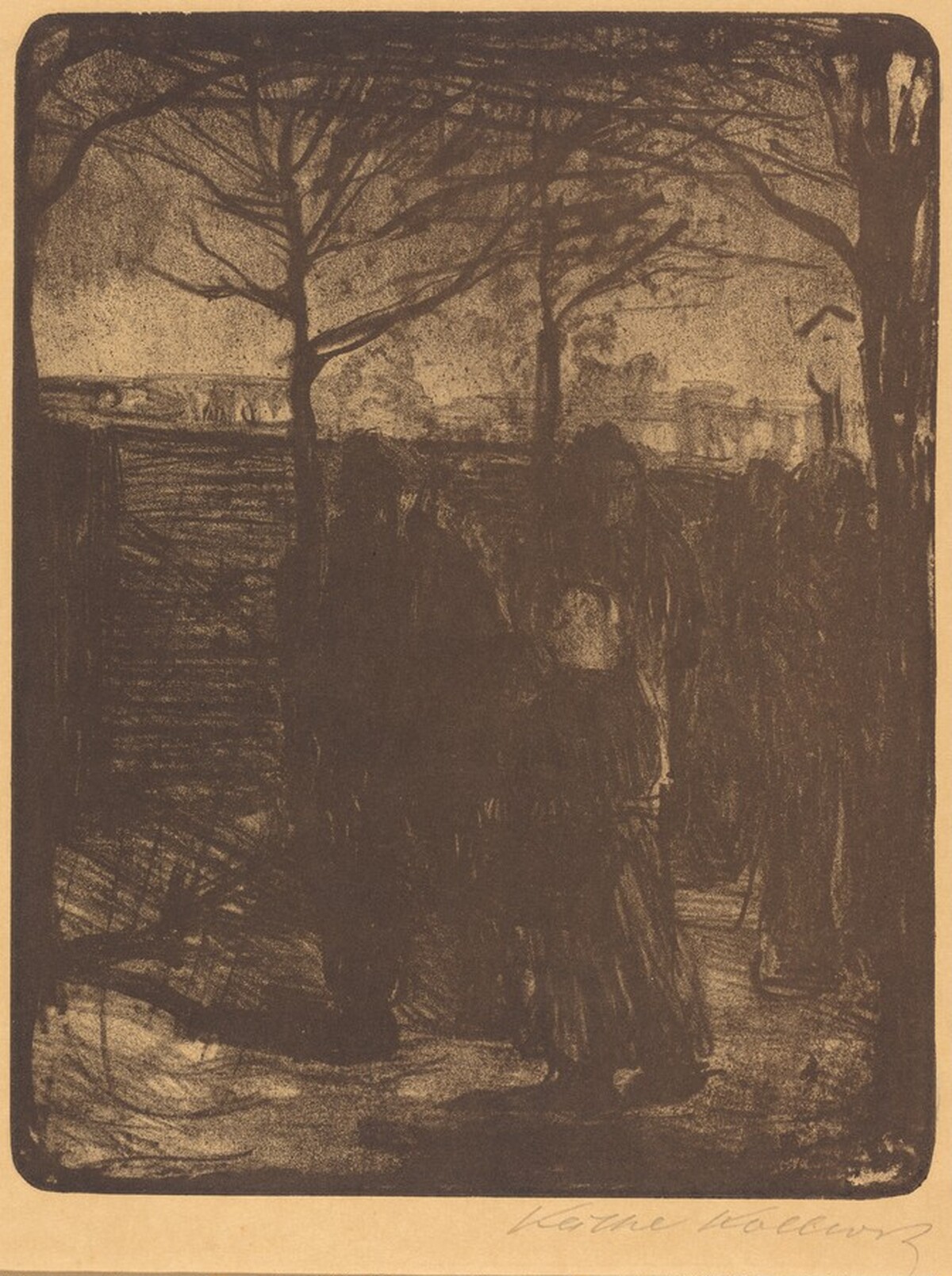 Suburb (Vorstadt) by Käthe Kollwitz