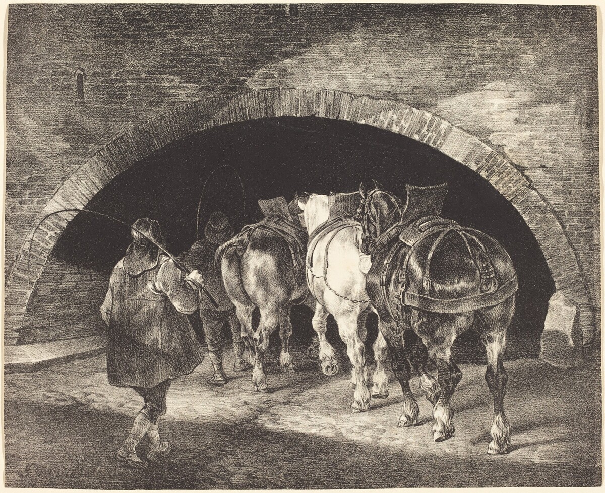 Adelphi Wharf by Théodore Gericault