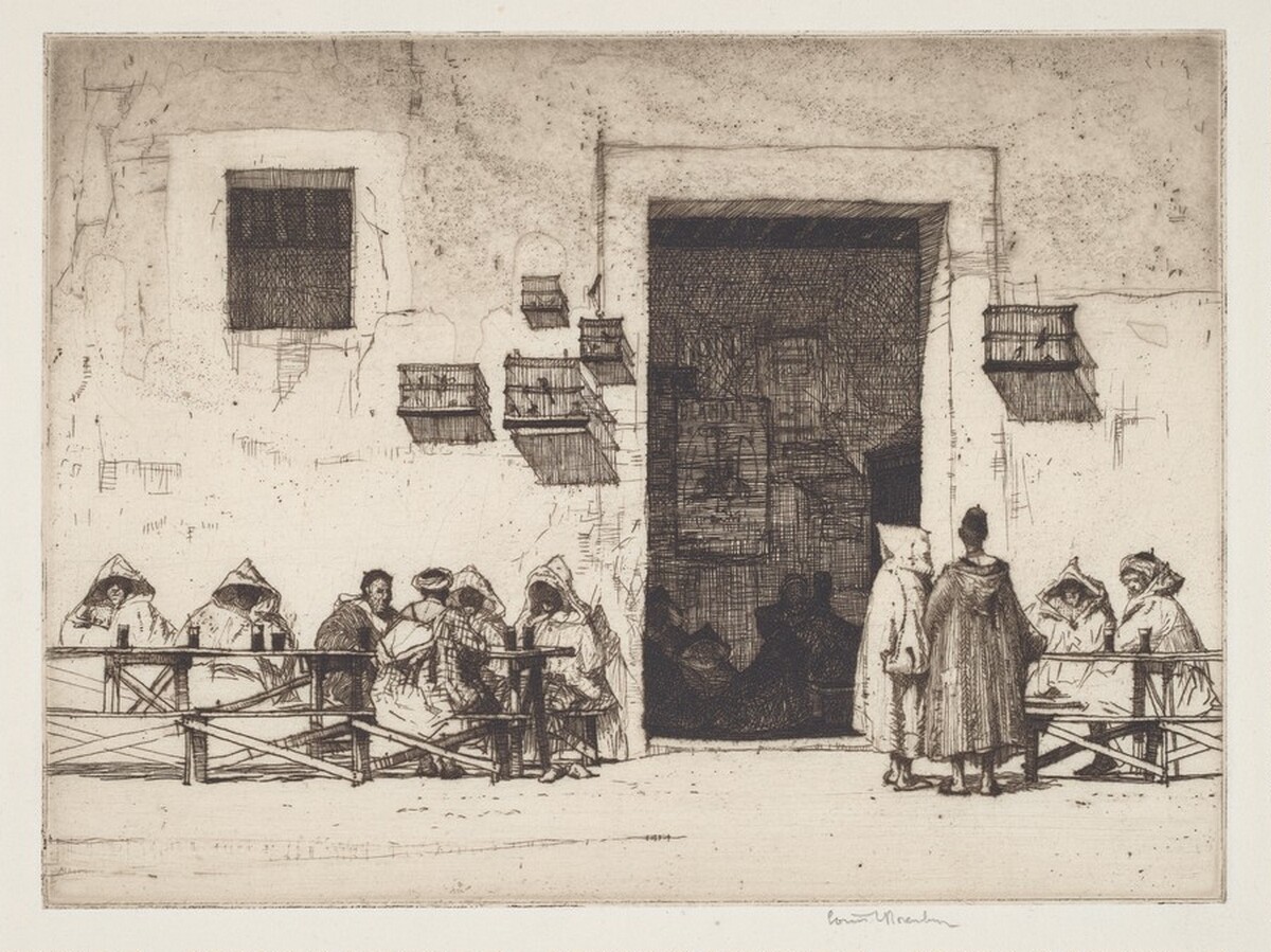 Arab Coffee House, Tangiers by Louis Conrad Rosenberg
