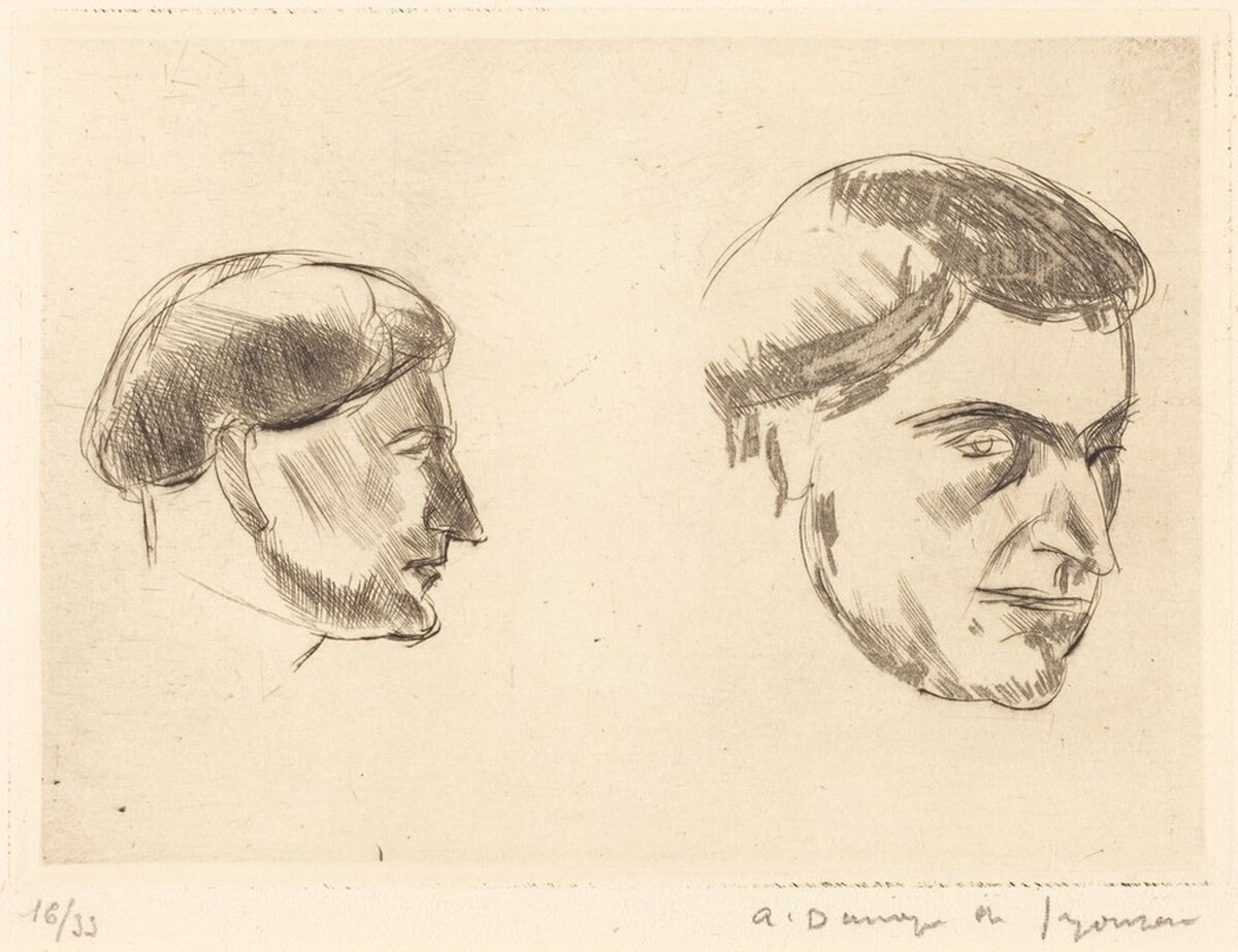 Jules Romains by André Dunoyer de Segonzac