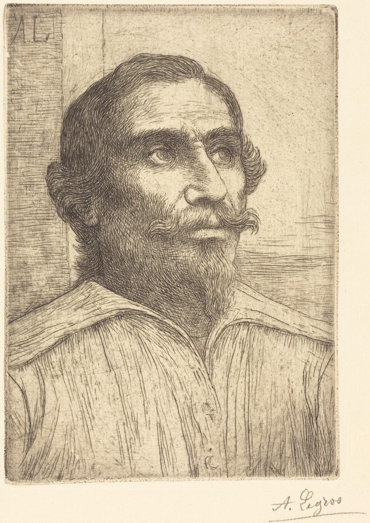 Study of a Spaniard (Etude d'Espagnol) by Alphonse Legros