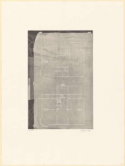 Untitled (Geldzahler) [state proof of 1st state]