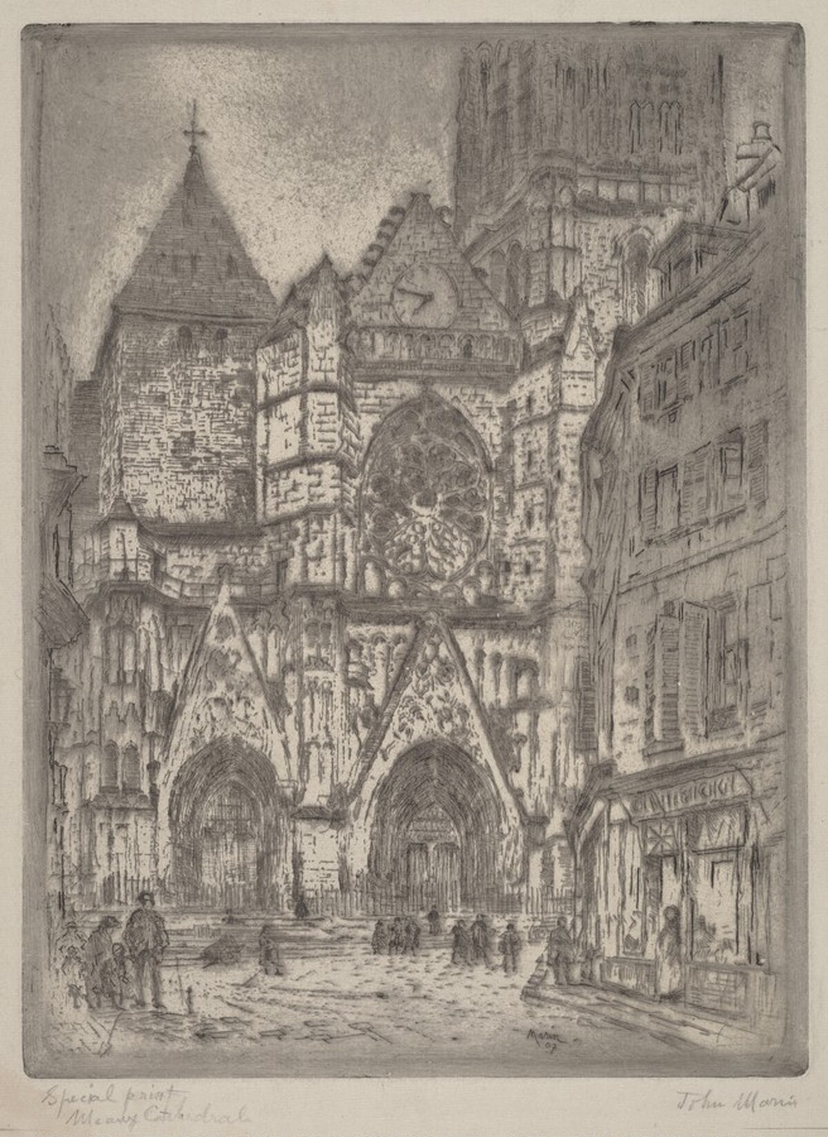 Meaux Cathedral by John Marin
