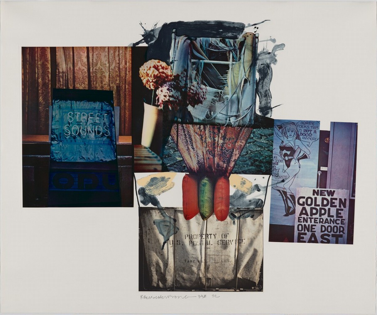 Street Sounds by Robert Rauschenberg