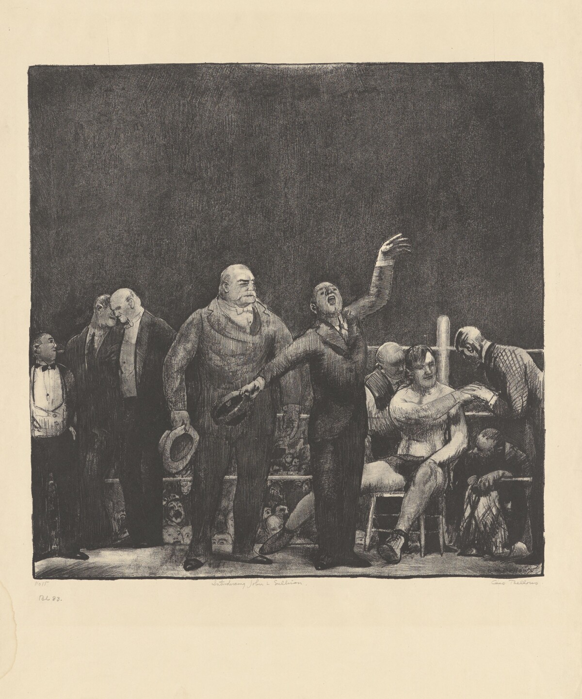 Introducing John L. Sullivan by George Bellows