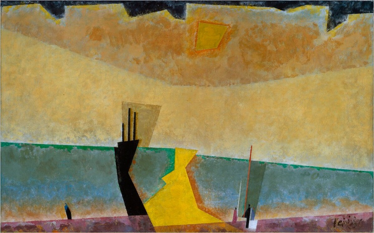 Storm Brewing by Lyonel Feininger
