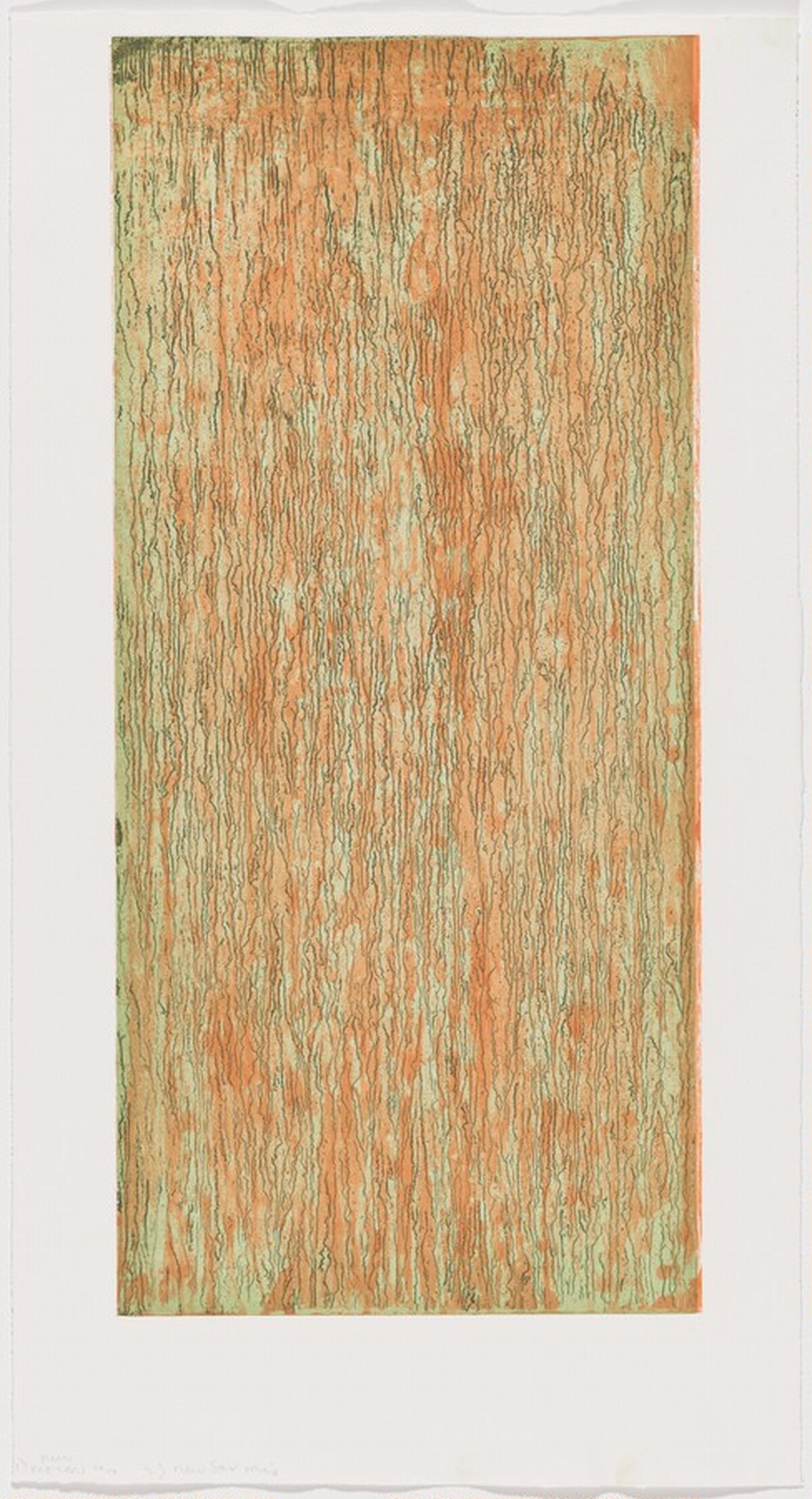 A Walk in the Woods [working proof 2 for Right Panel] by Pat Steir