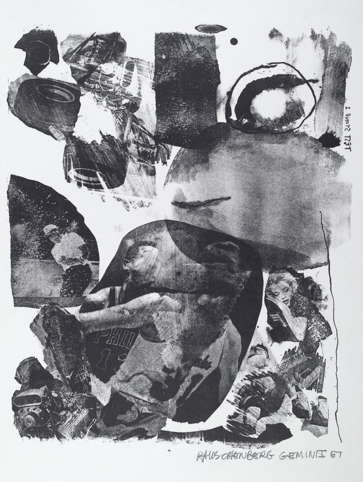 Test Stone #1 by Robert Rauschenberg