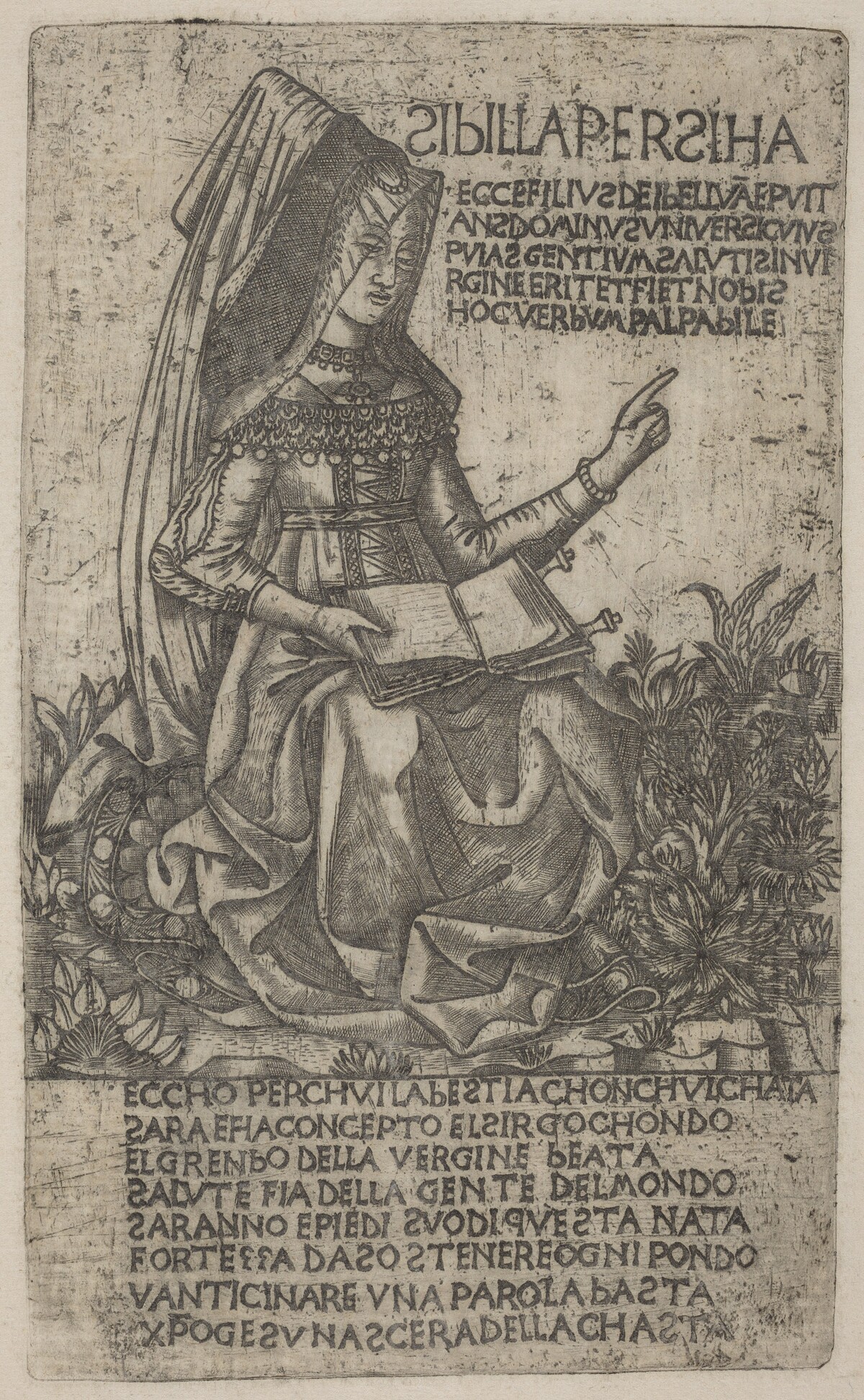 Persian Sibyl by after Baccio Baldini