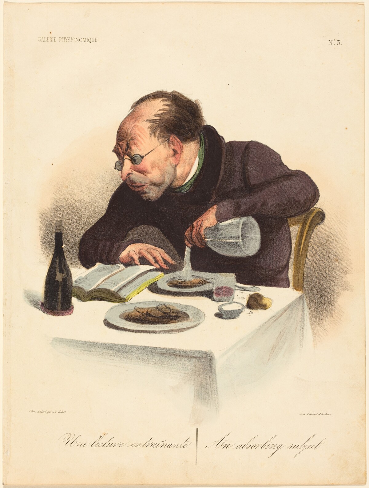 Une lecture entrainante by Honoré Daumier