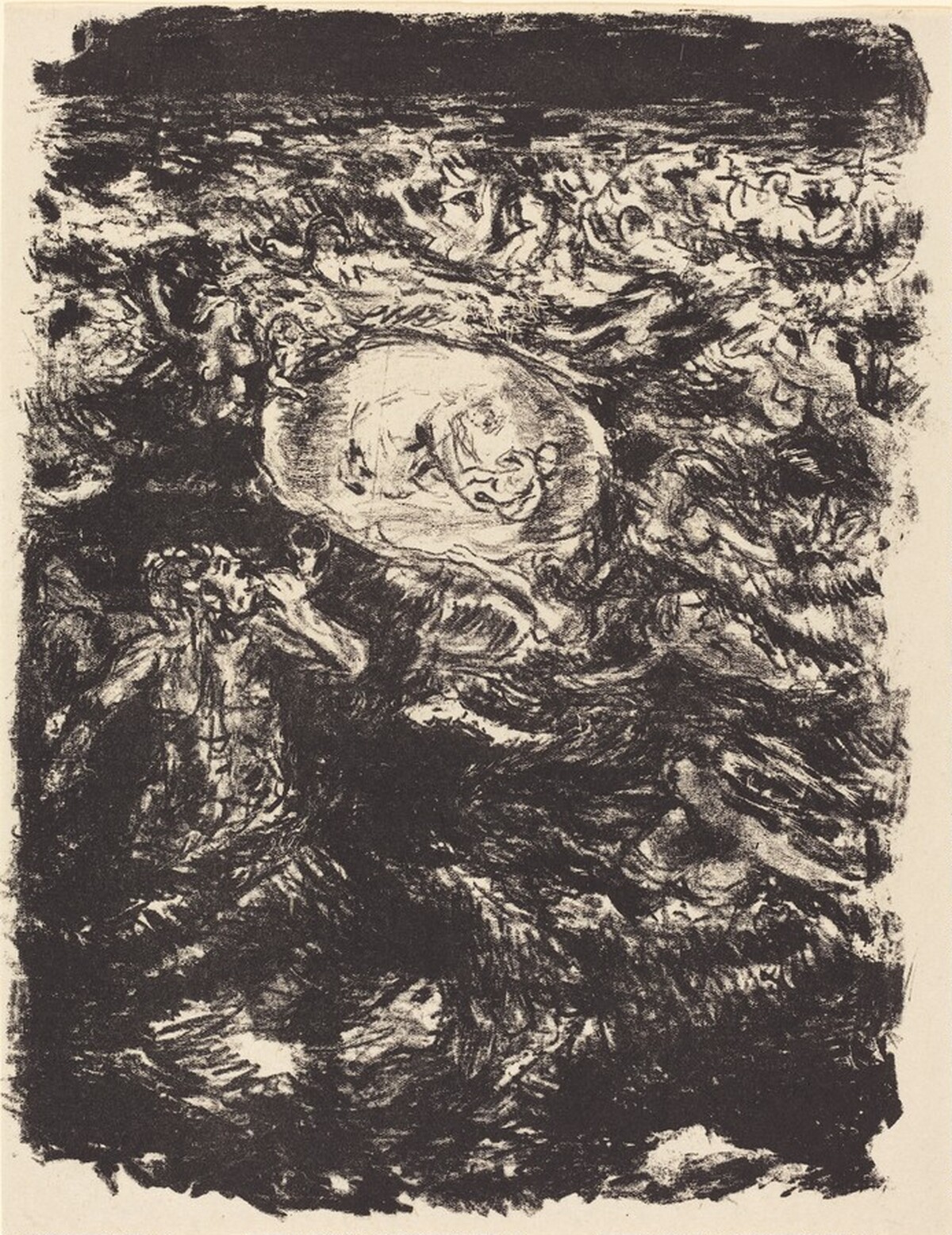 From "Le crepuscule des nymphes" (illustration, page 53) by Pierre Bonnard