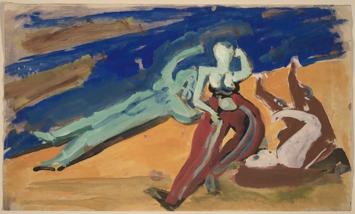 Figures Playing on the Beach by Mark Rothko