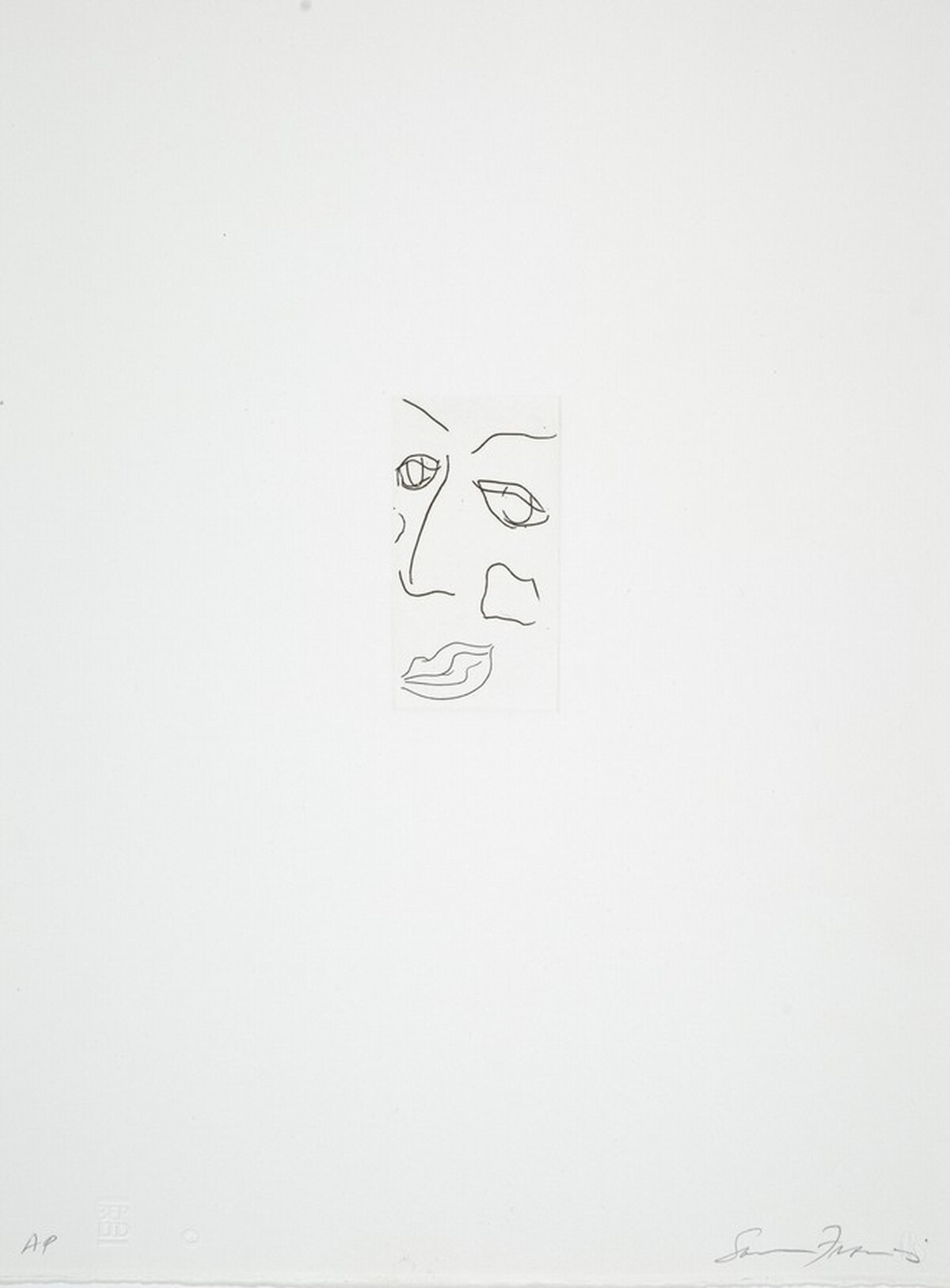 Self-Portrait by Sam Francis