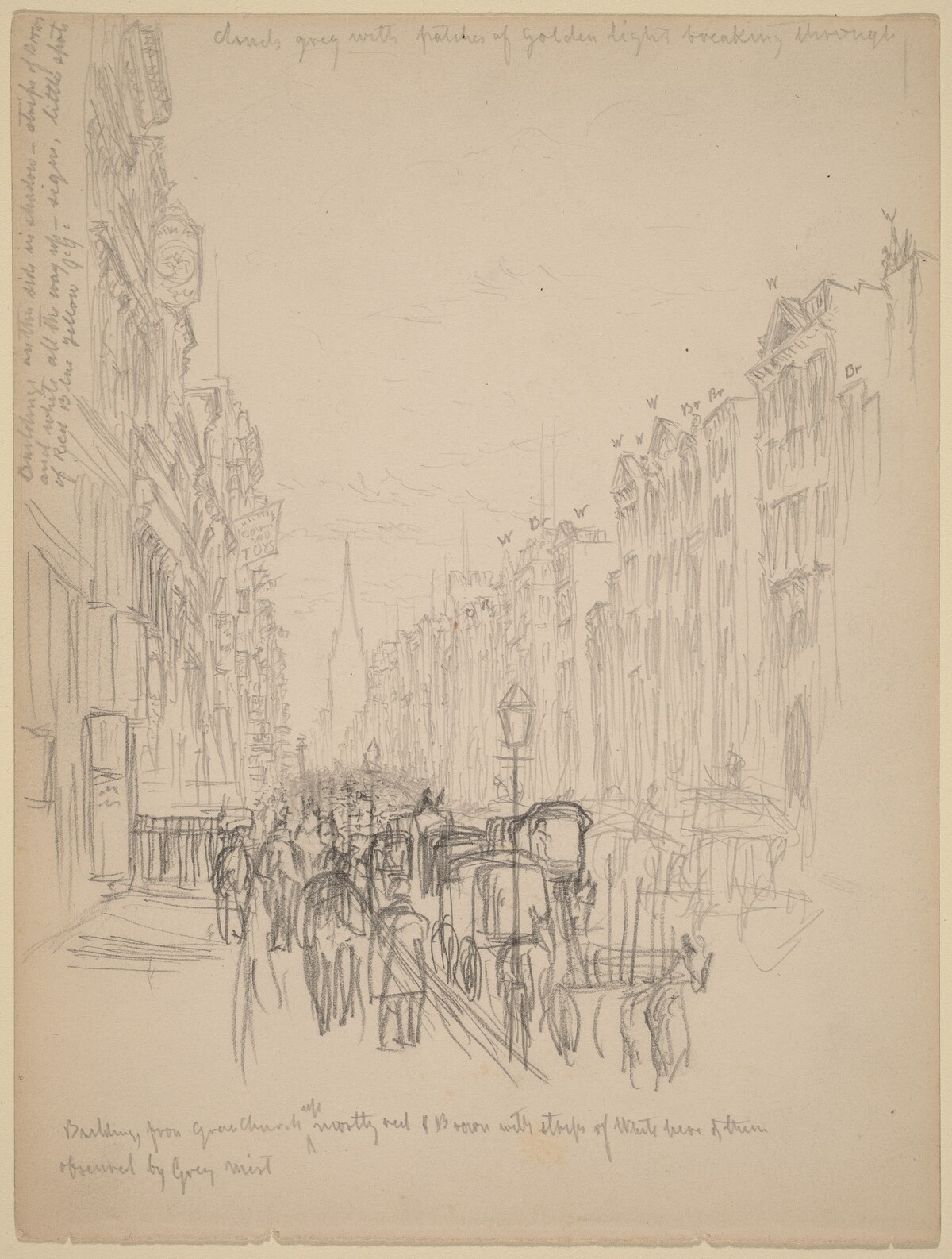 Fifth Avenue Building from Grace Church by Henry Farrer