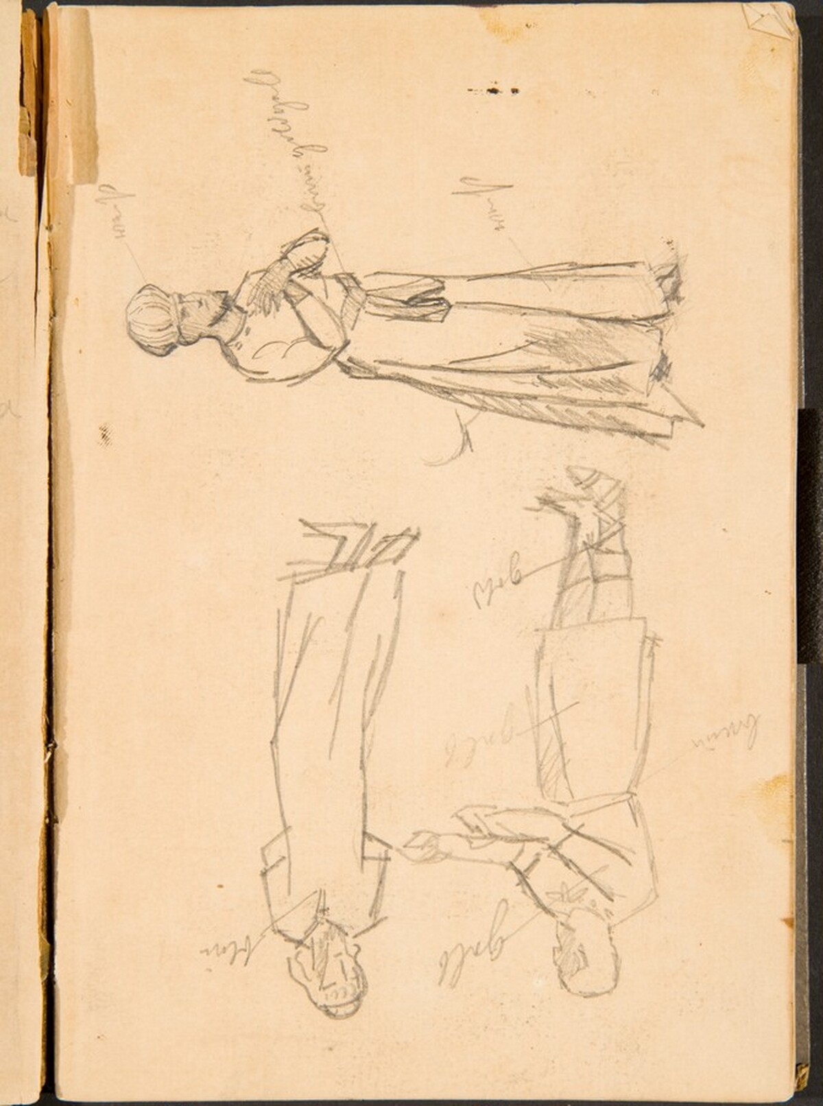 Kostümstudien von Hebräern (Hebrew Costume Studies) [p. 5] by Max Beckmann