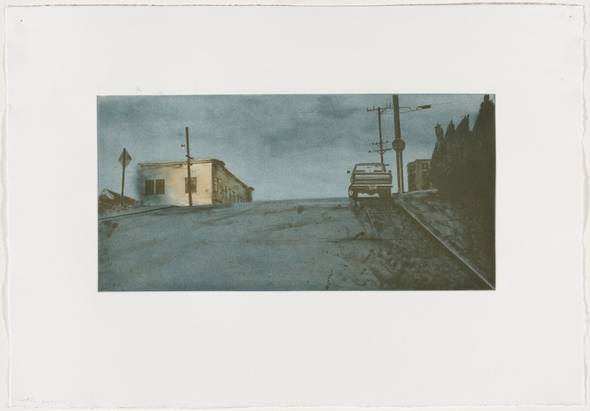 20th and Mississippi–Night [working proof 2] by Robert Bechtle