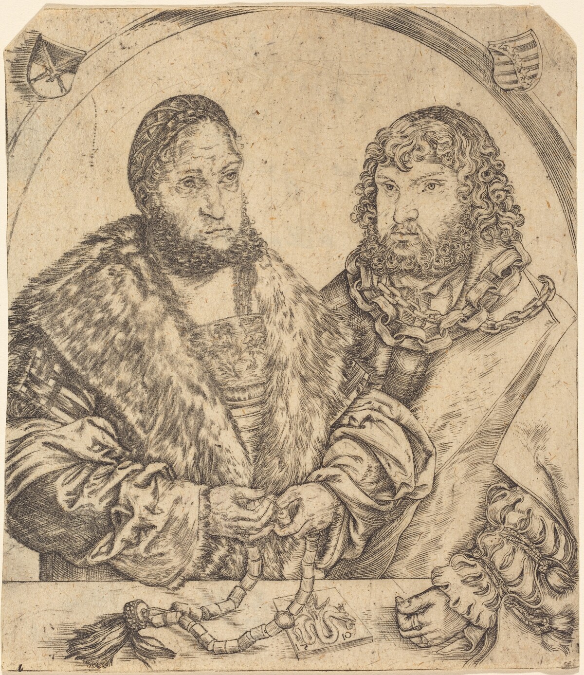 Frederick the Wise and John the Constant of Saxony by Lucas Cranach the Elder