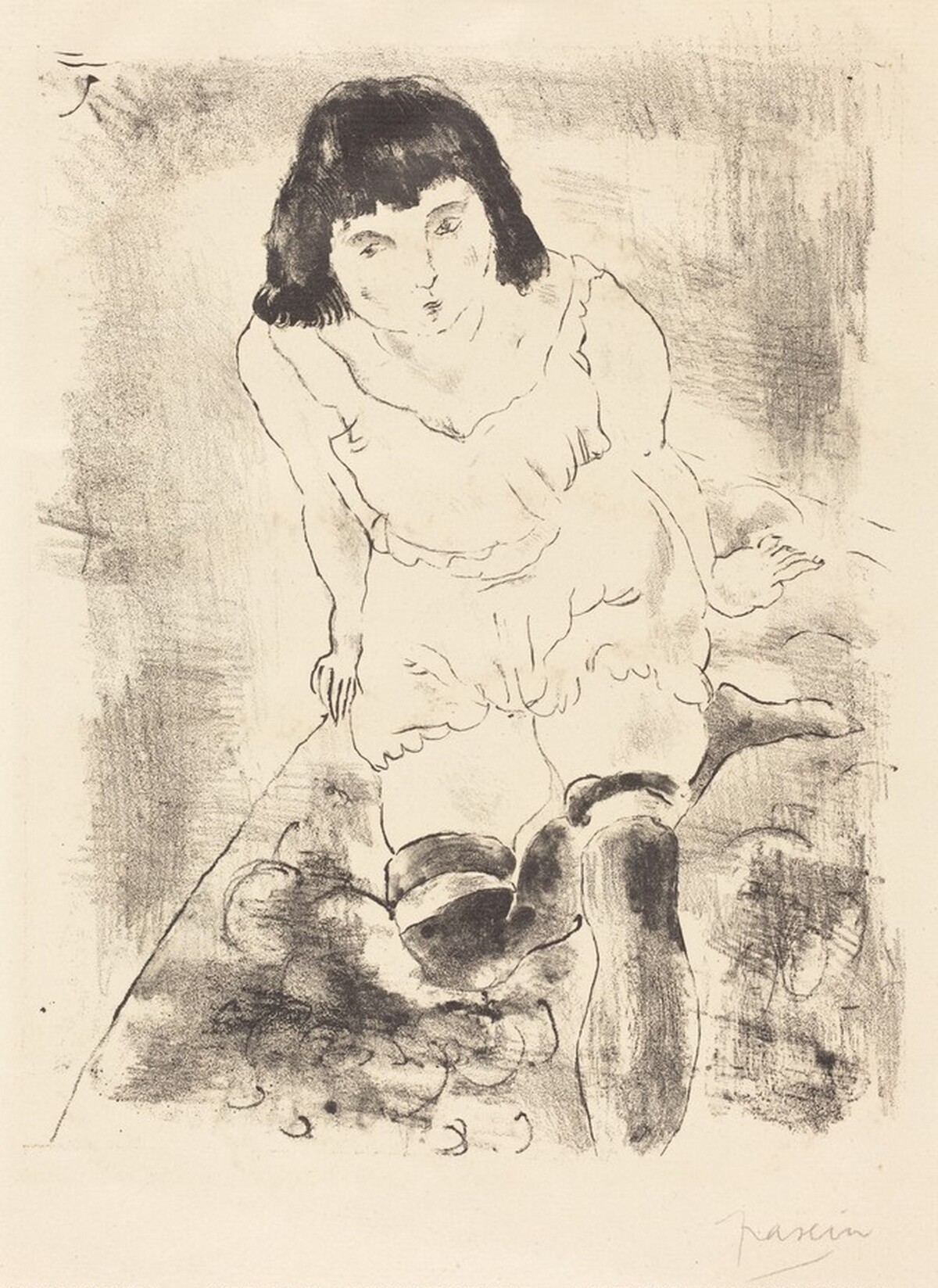 Rising (Le Lever) by Jules Pascin