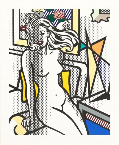 Nude with Yellow Pillow