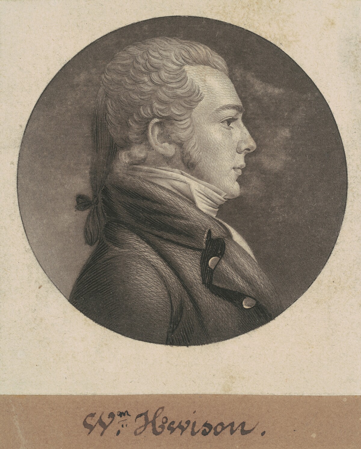 William Howison by Charles B. J. Févret de Saint-Mémin