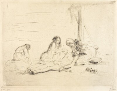 Pietà (1ère planche) (Pietà) (first plate)