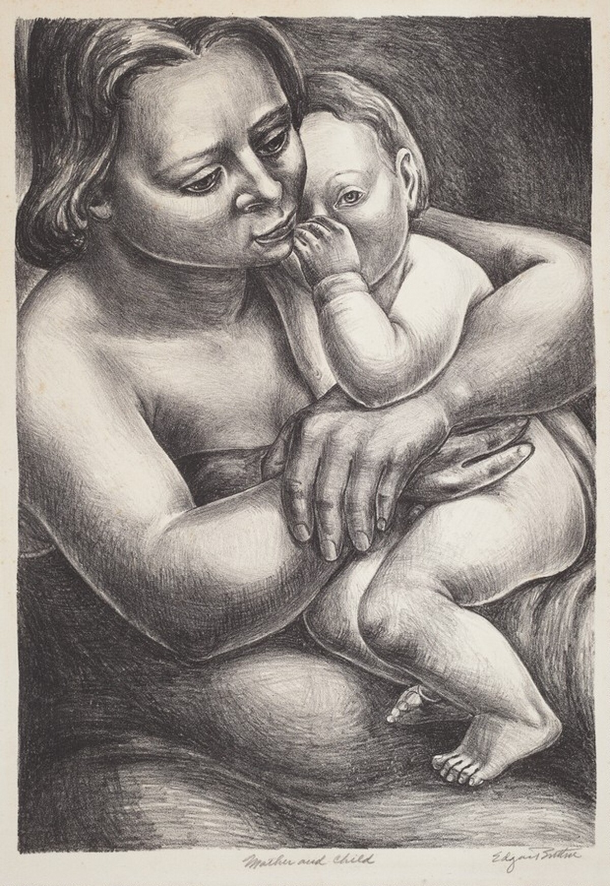 Mother and Child by Edgar Britton